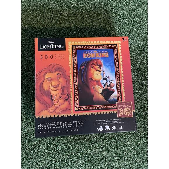 Disney Parks The Lion King 30th Anniversary Wooden Jigsaw Puzzle New Sealed - Picture 2 of 5